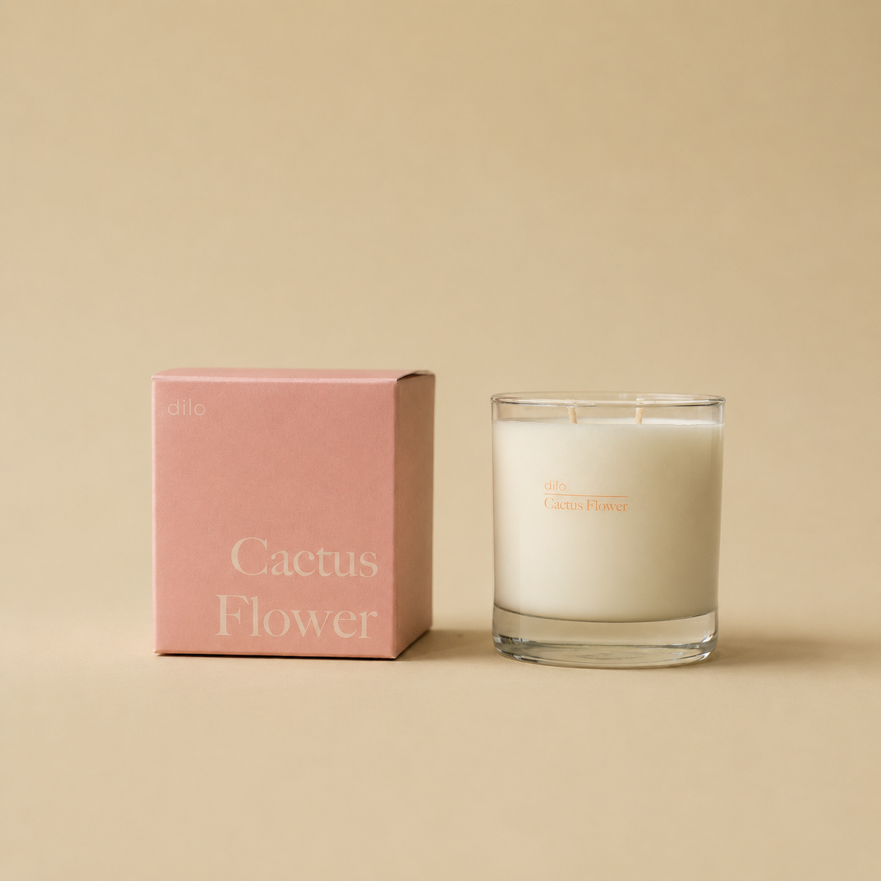 Cactus Flower Candle