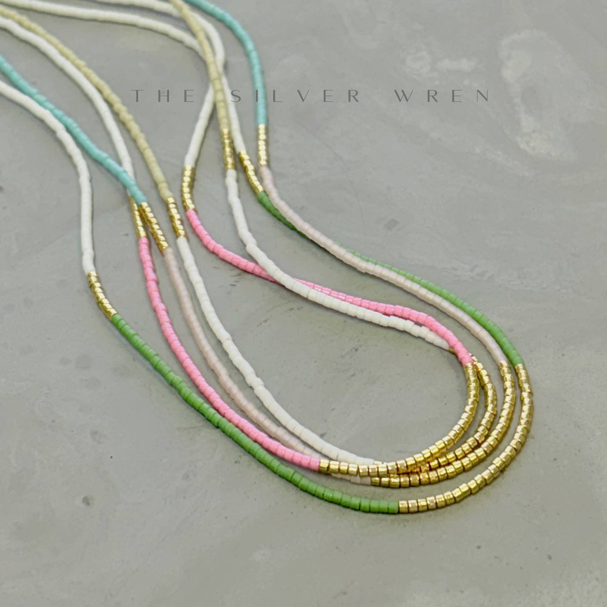 Lithe Beaded Necklace - Choose  your color