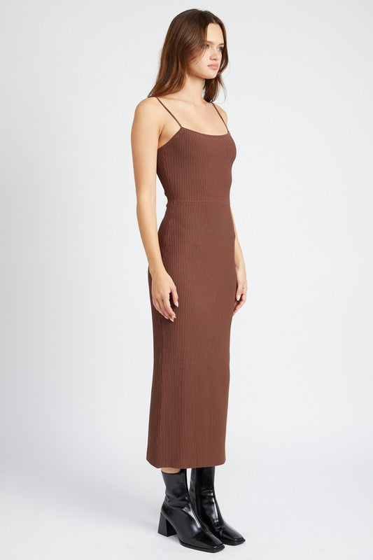 Maxi Knit Ribbed Dress