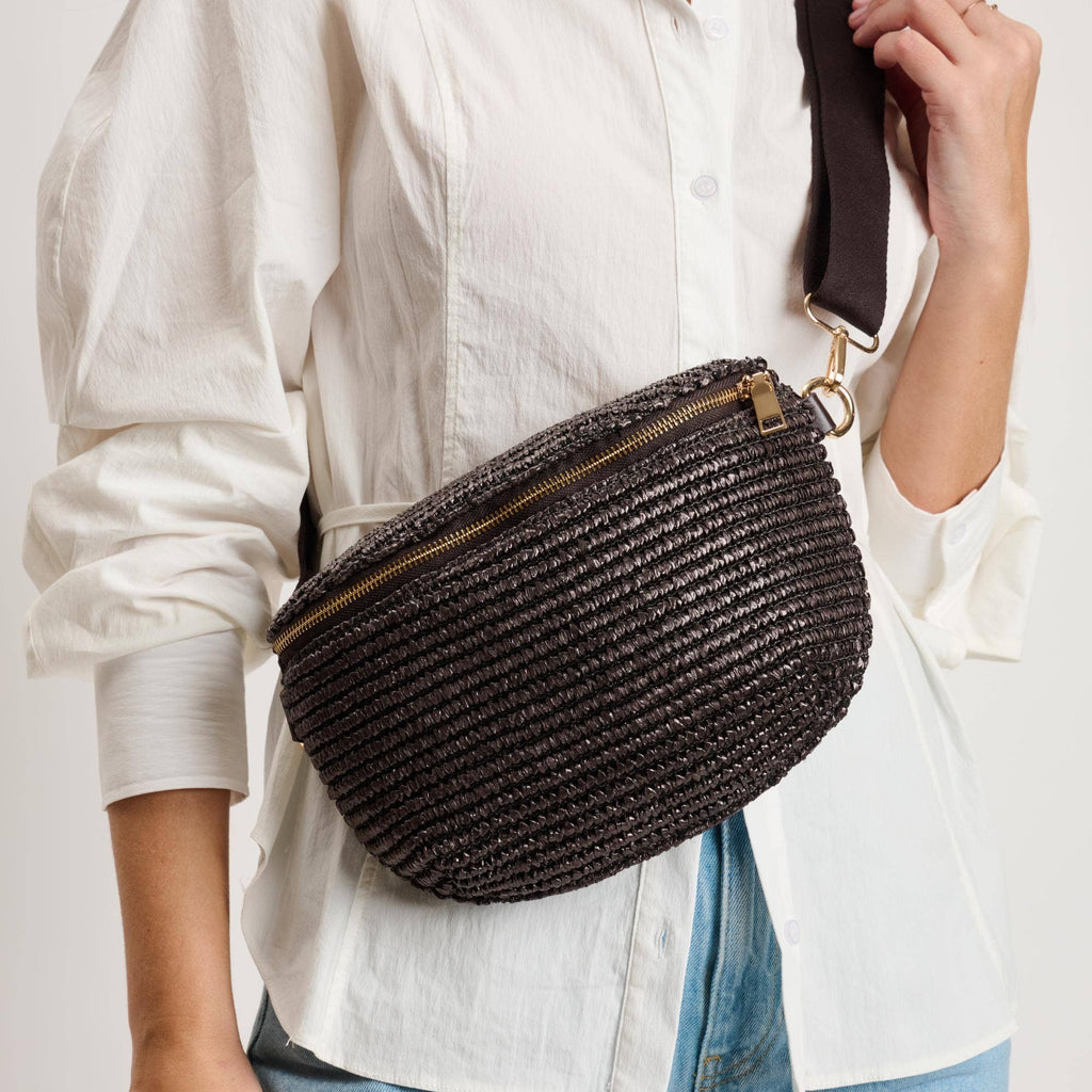 Gizelle - Large Checker Belt Bag