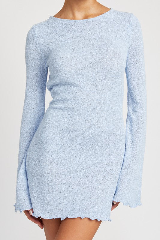 Lettuce Hem Open Back Mini