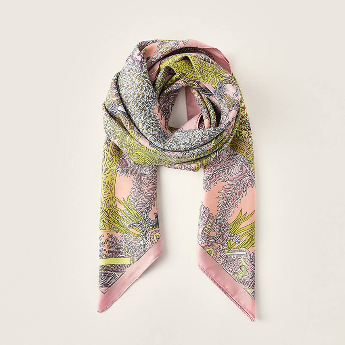 Vintage French Print Scarf