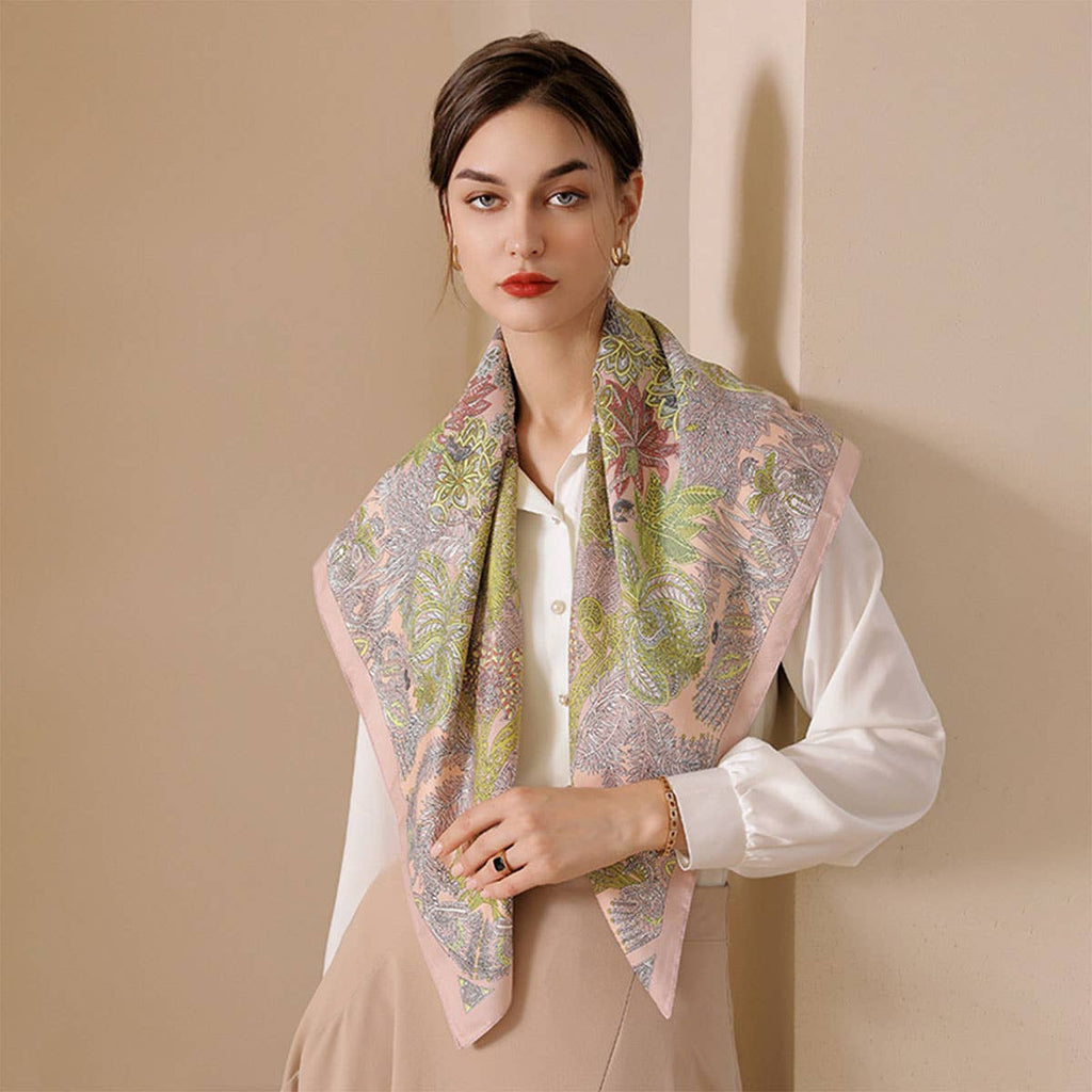 Vintage French Print Scarf
