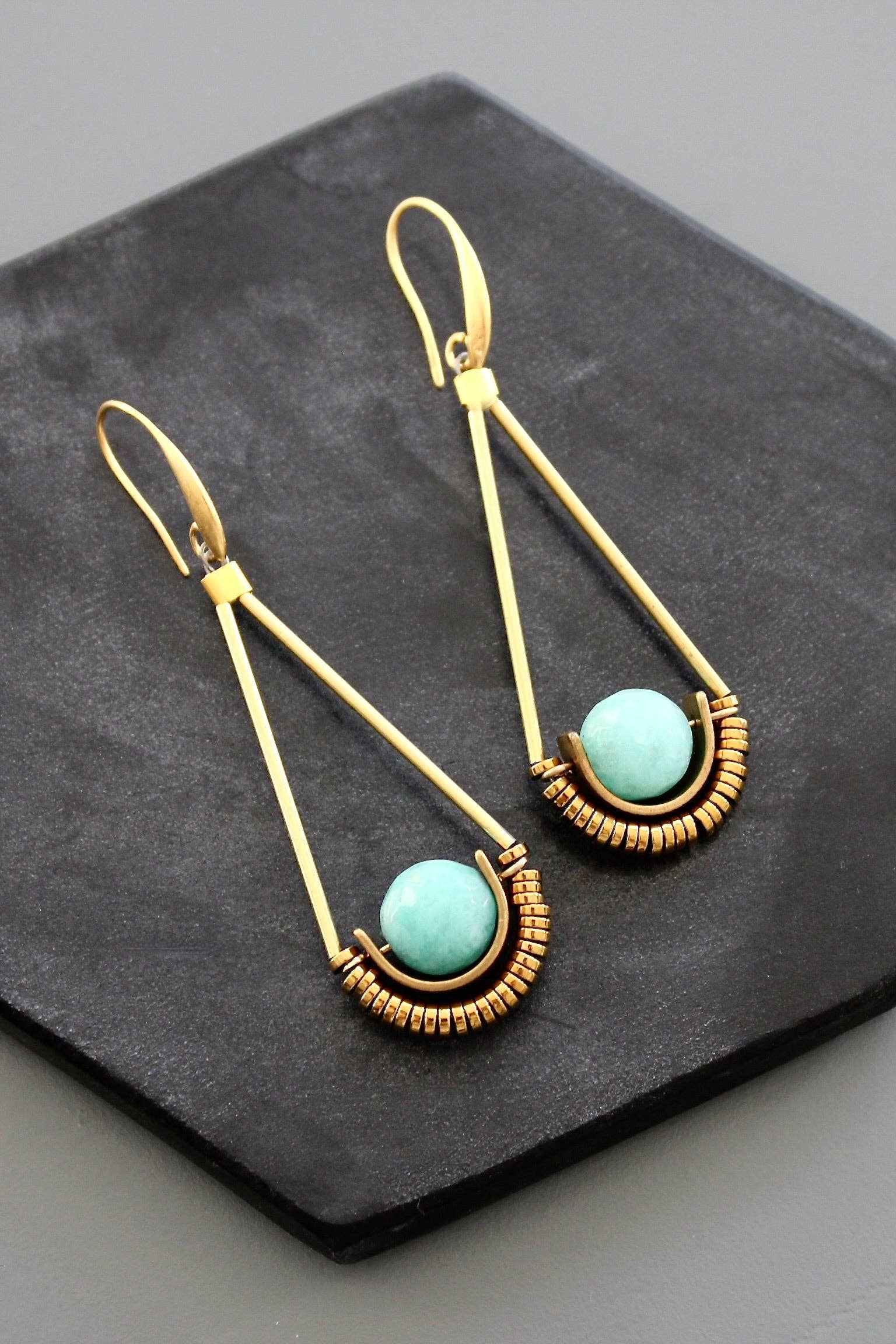 KYLE39 amazonite earrings
