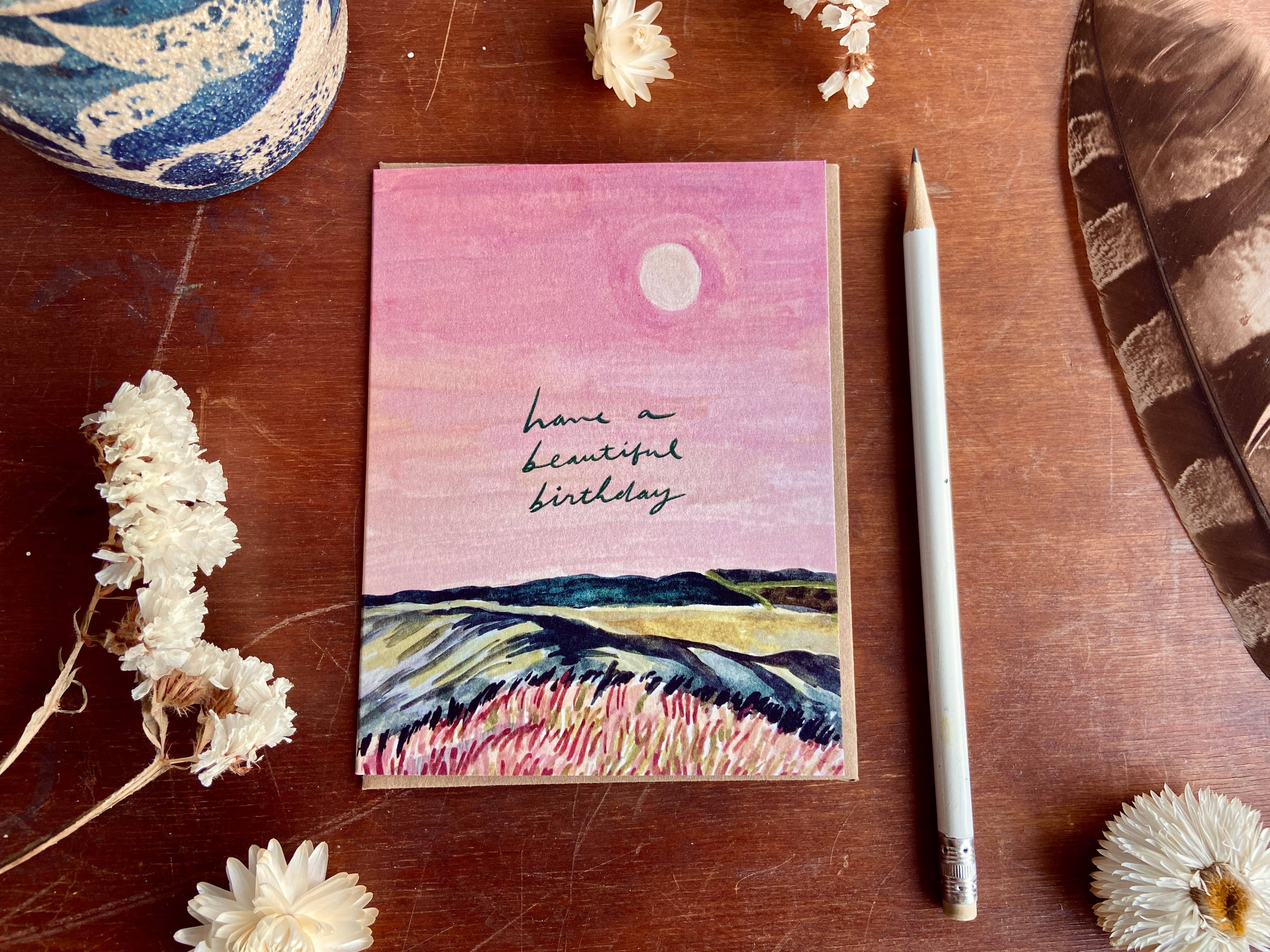 Have a Beautiful Birthday Painted Card