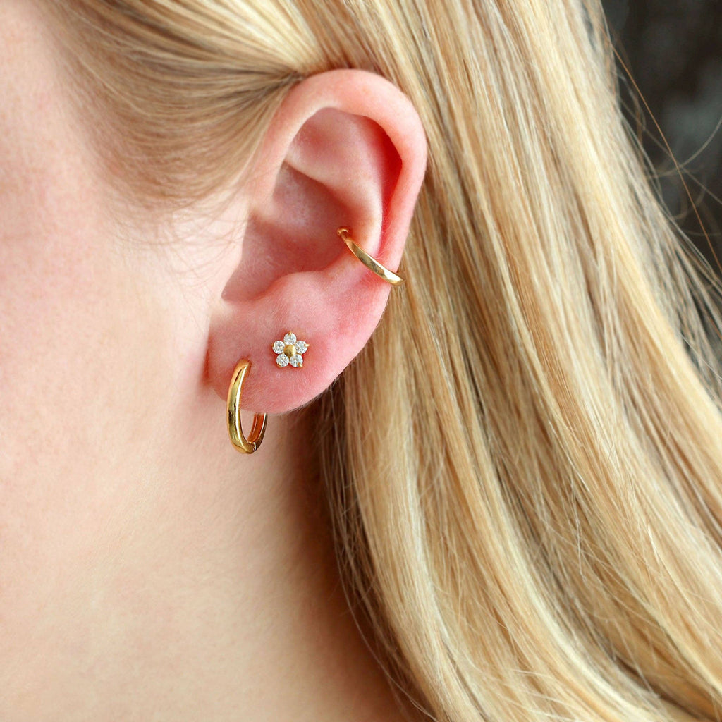 Sunny Side Hoop Earrings