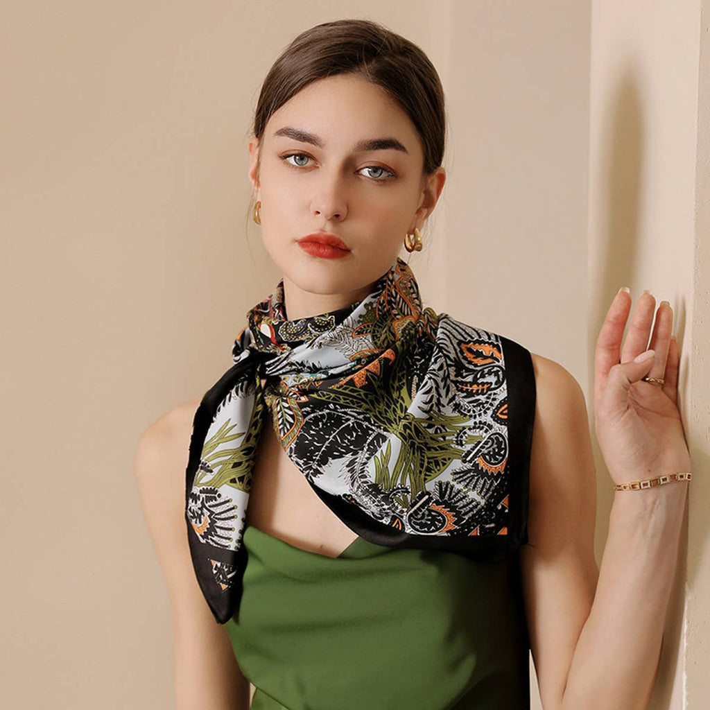 Vintage French Print Scarf