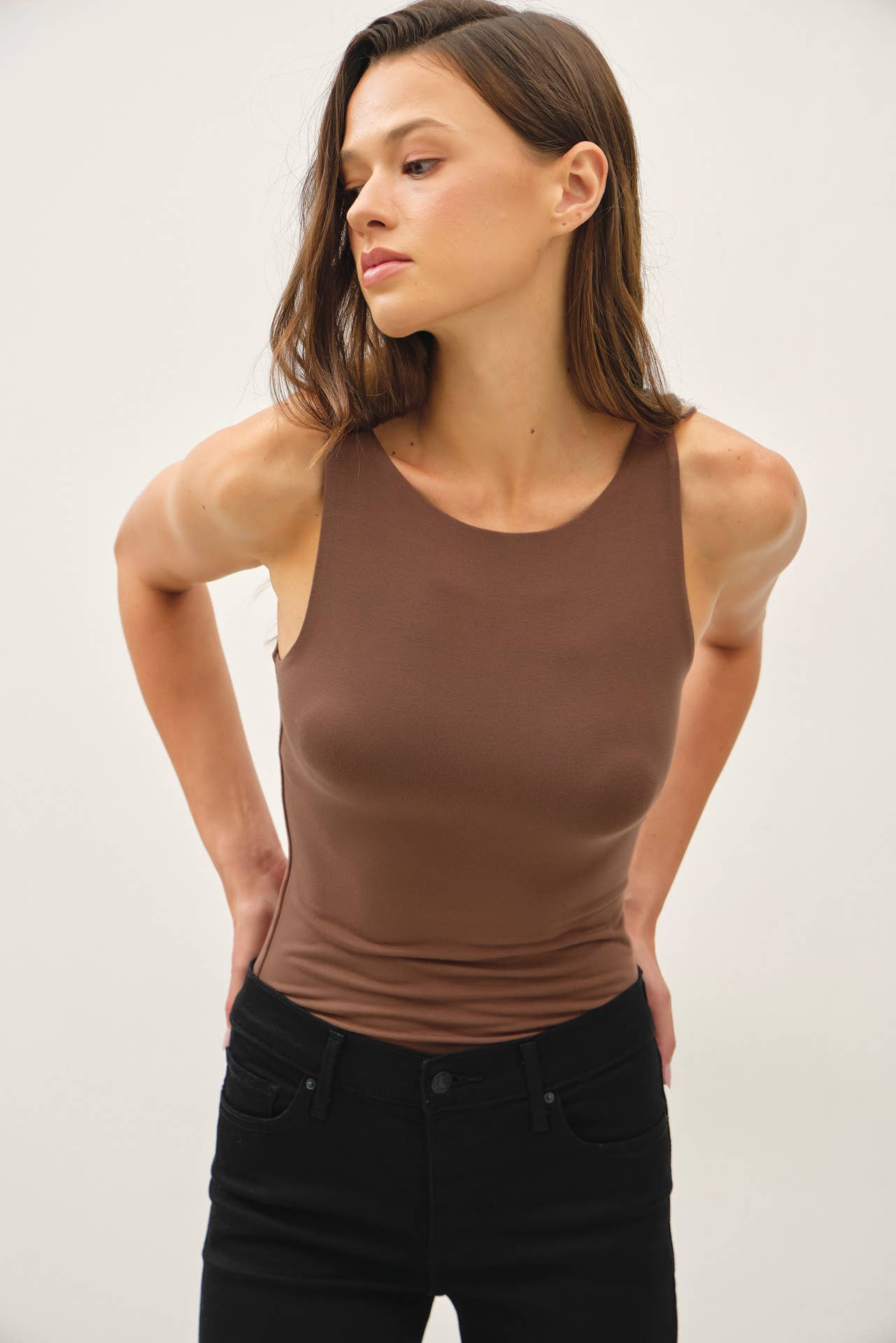 NEW COLOR [SOFT CORE] BASIC BOAT NECK TANK