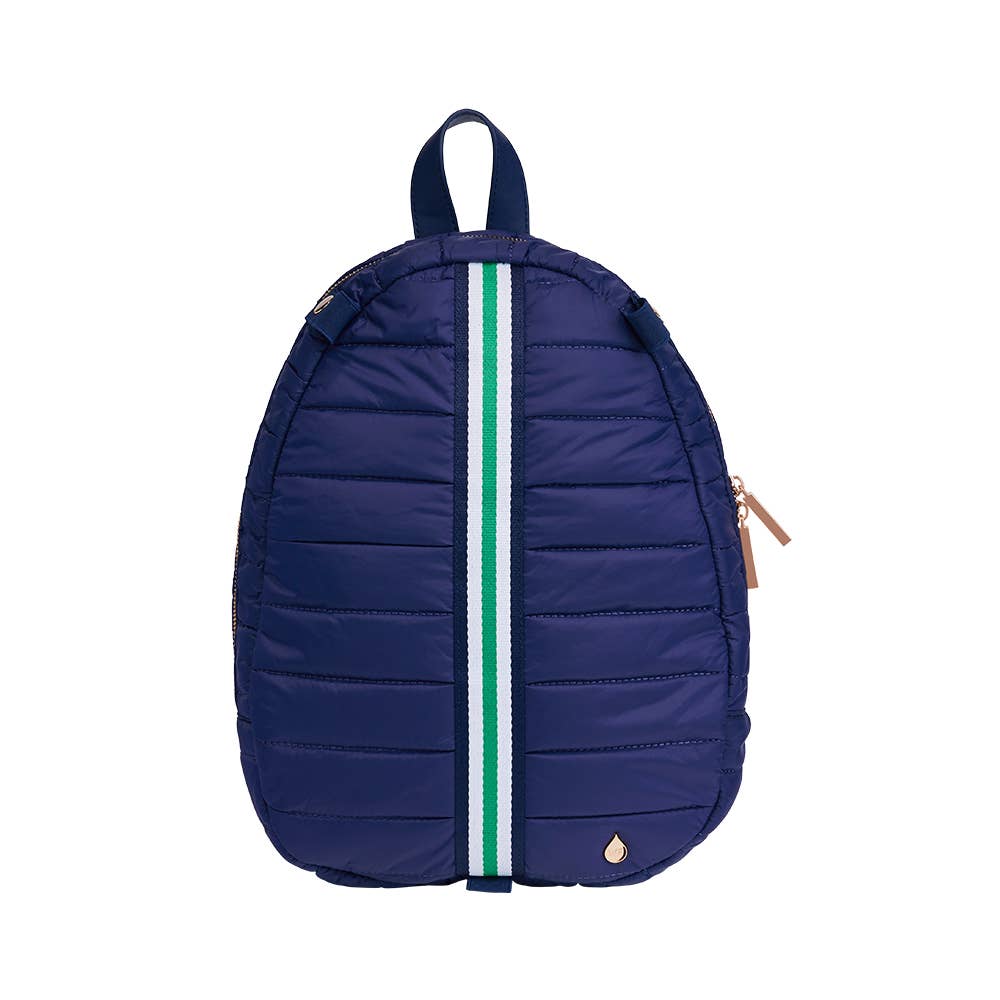 Pickleball HydroSling Bag with Removable Racquet Cover- Navy Matte with Stripe