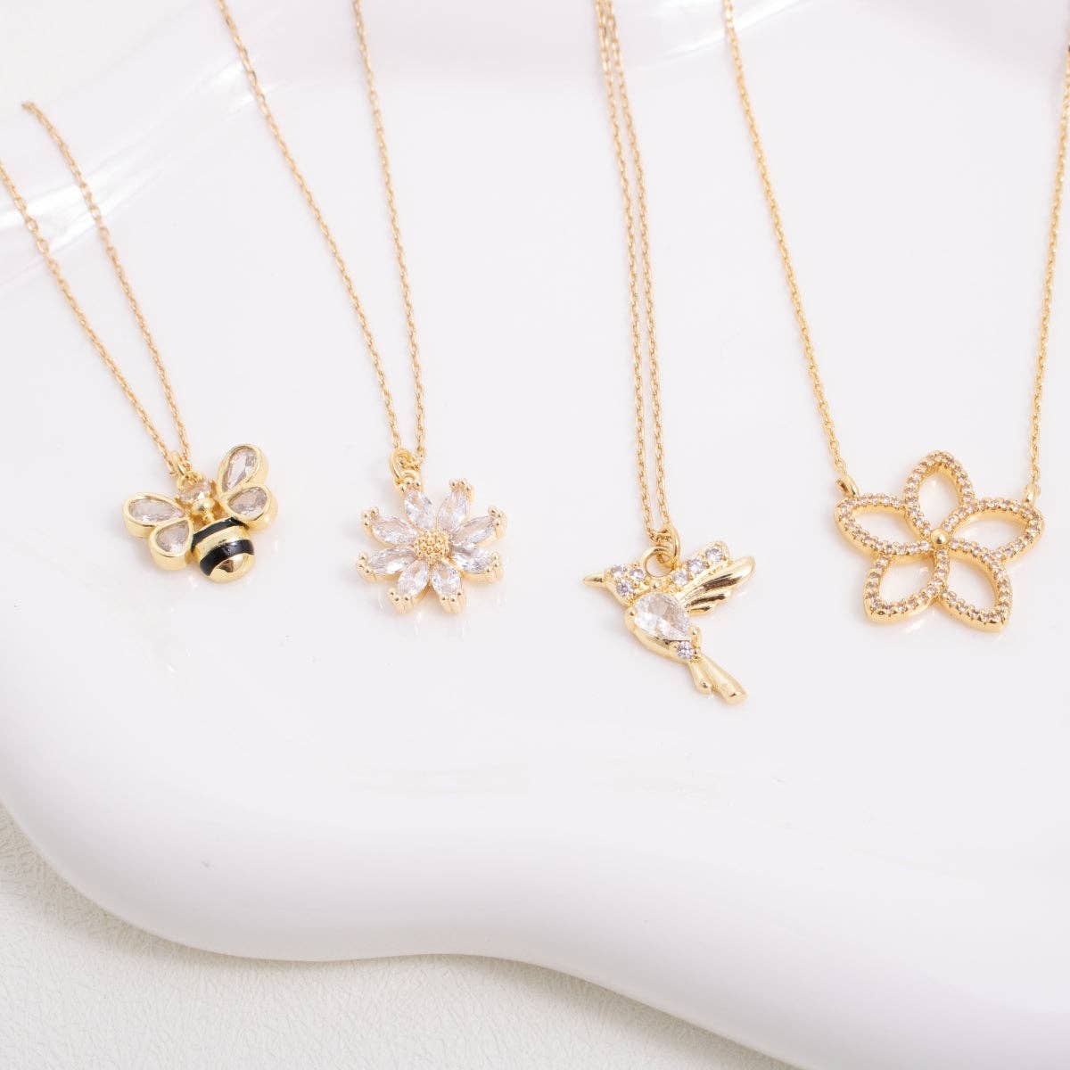 Hummingbird Pendant Necklace