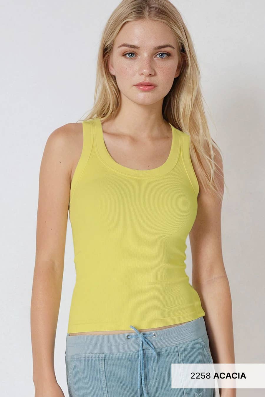 NS8216 - Reversible Ribbed Tank Top