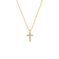 Delicate Cz Cross Pendant