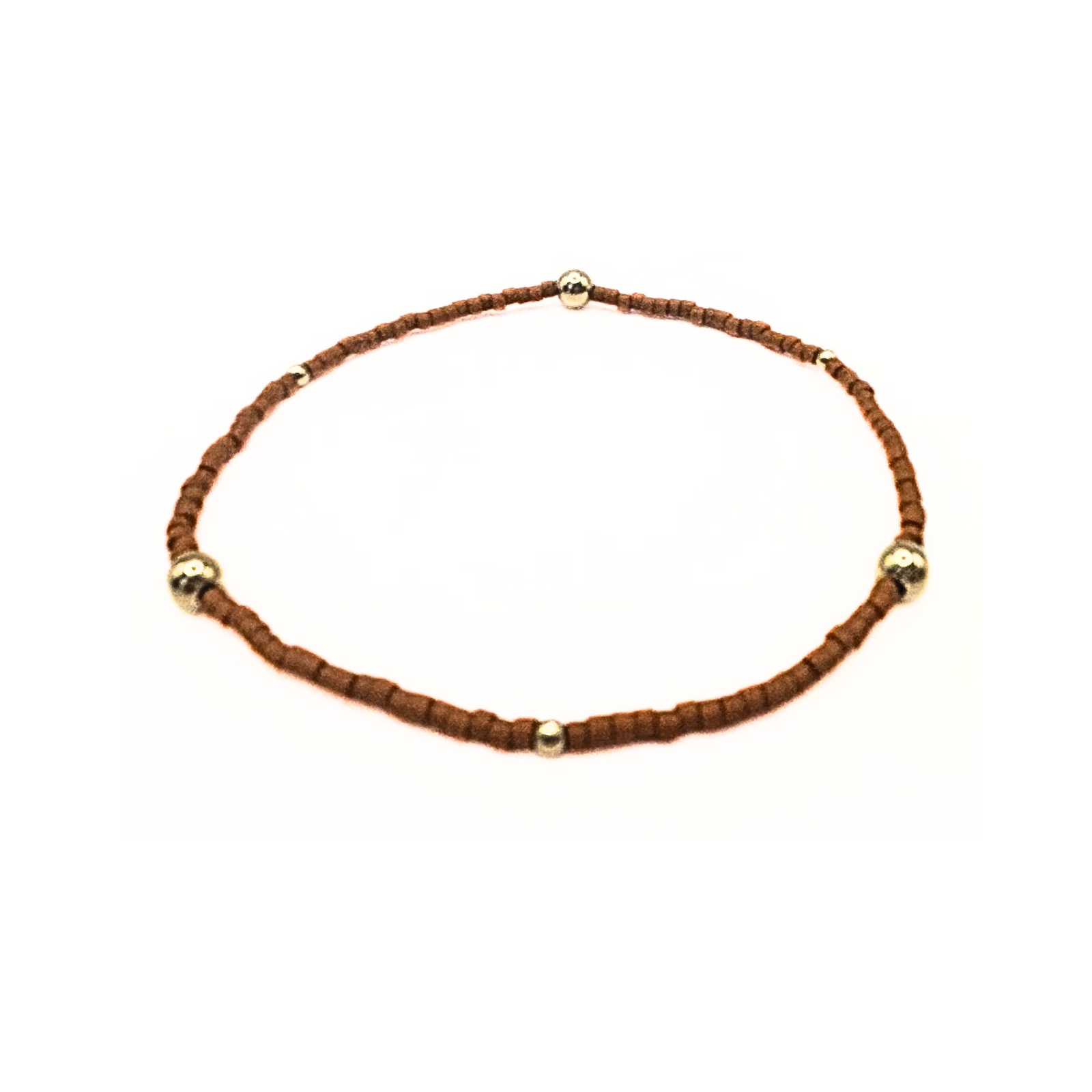 Game Day - Burnt Orange & Gold Filled Bracelet