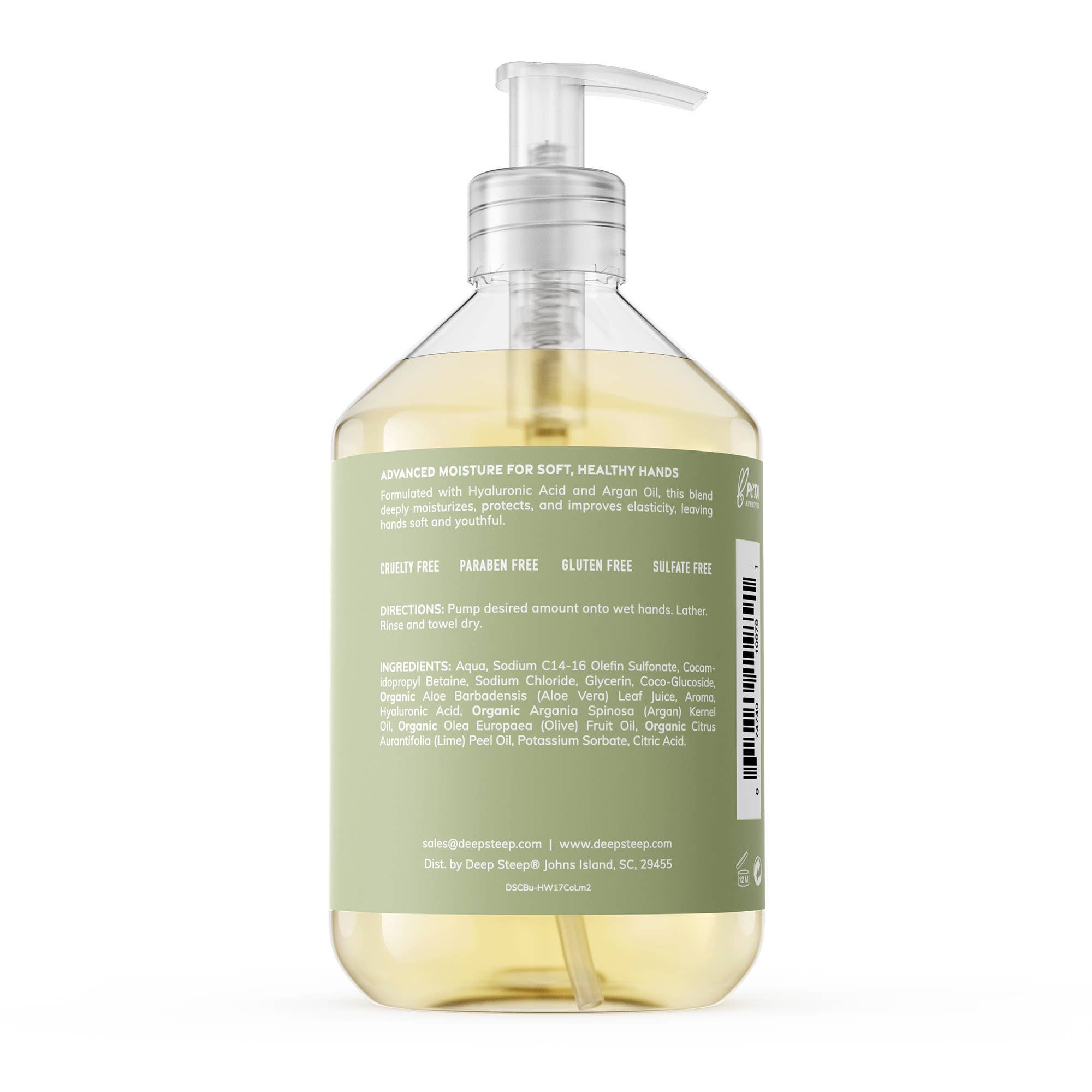 Argan Oil Liquid Hand Wash - Coconut Lime 17.6oz