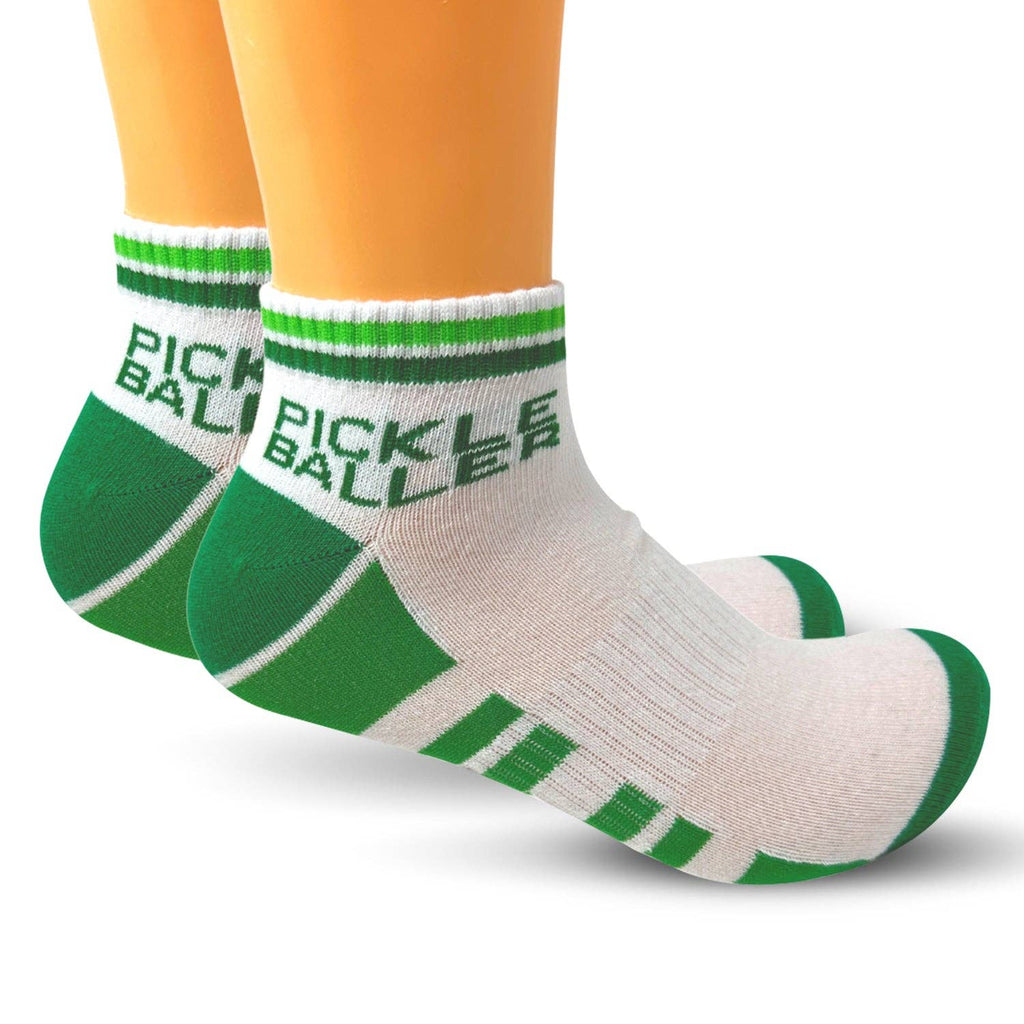 Pickleball Ankle Socks Men & Women Athletic Socks Green
