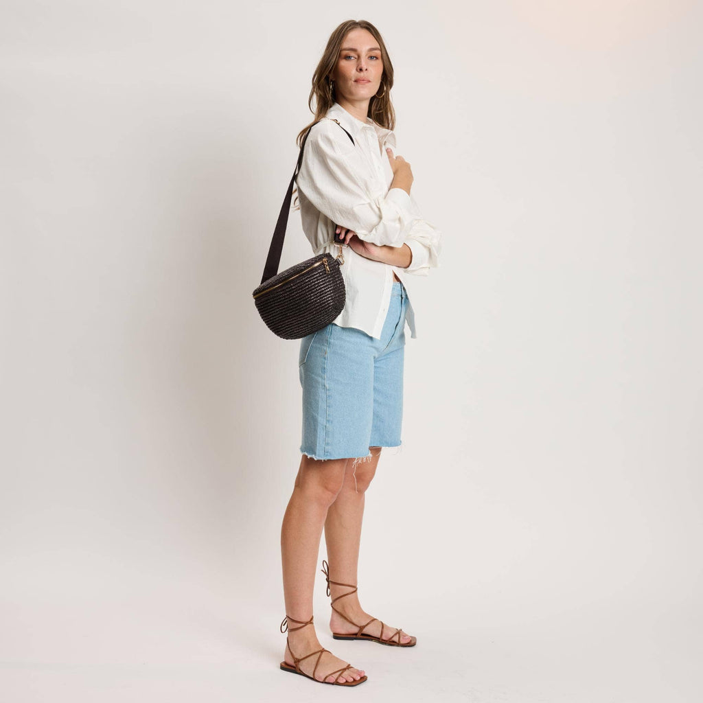 Gizelle - Large Checker Belt Bag