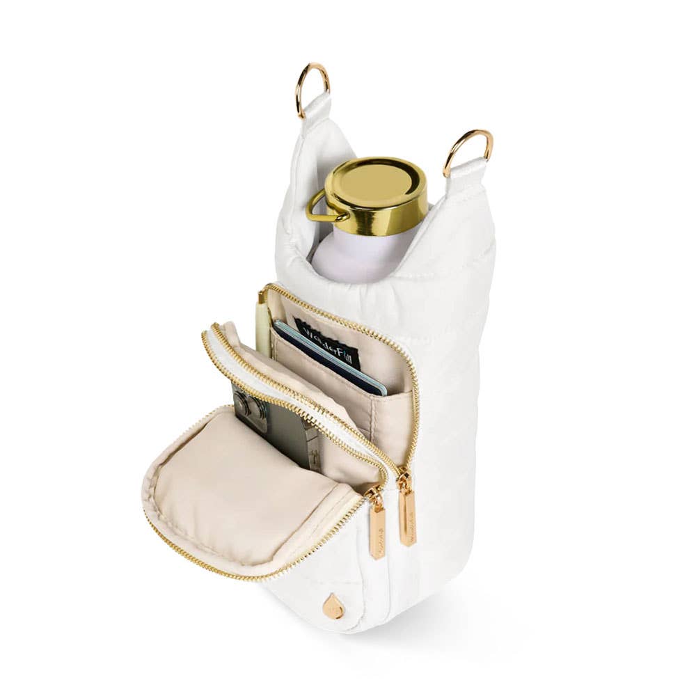 White HydroBag with Pickleball Embroidery