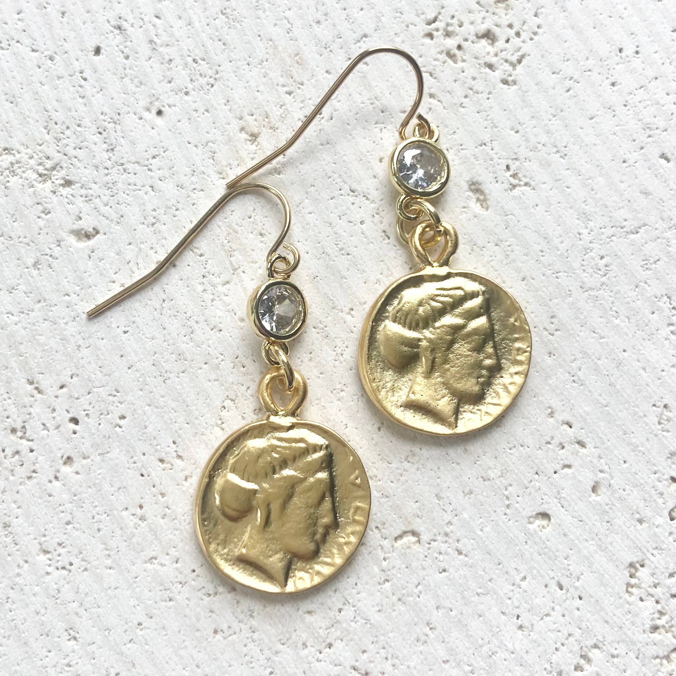 Coin jewelry, tarnish resistant jewelry, vintage modern boho
