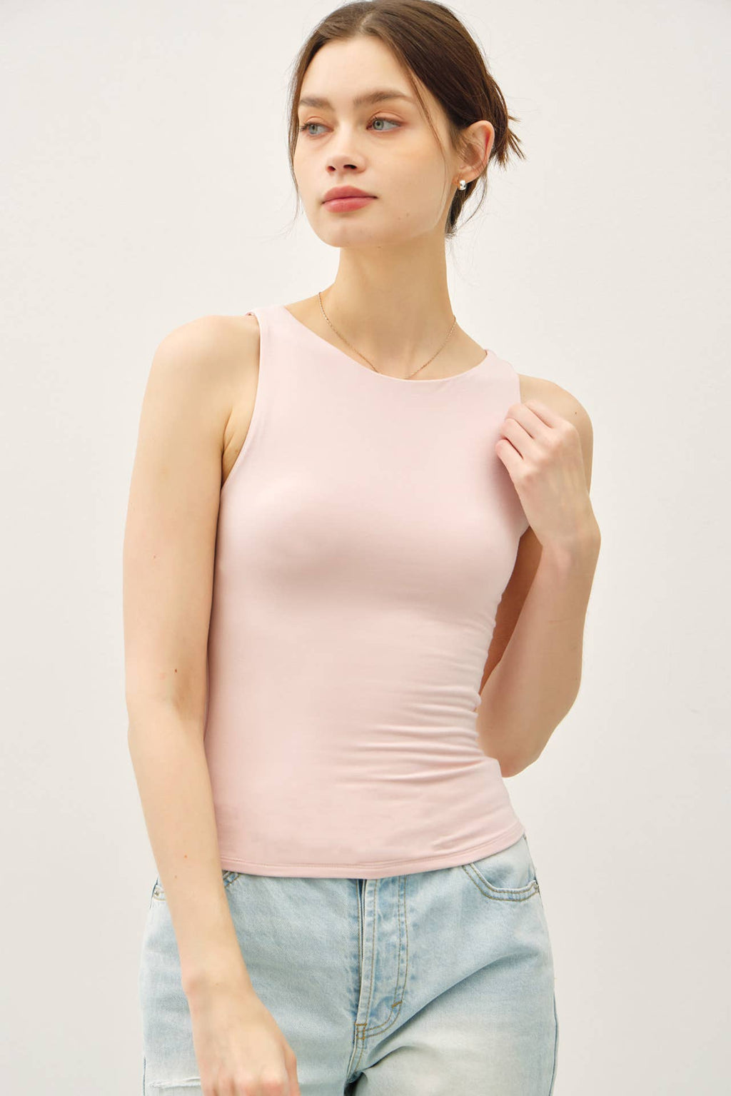 NEW COLOR [SOFT CORE] BASIC BOAT NECK TANK