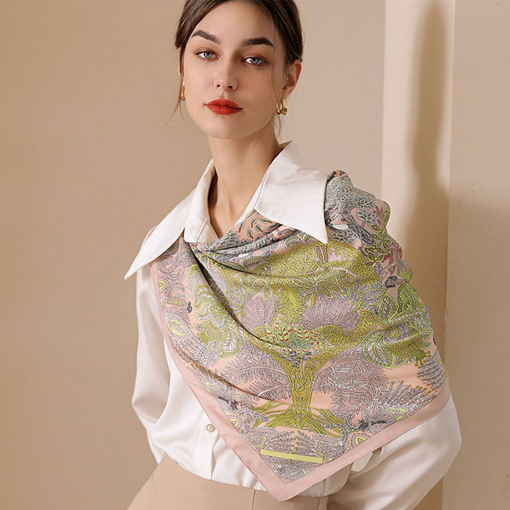 Vintage French Print Scarf