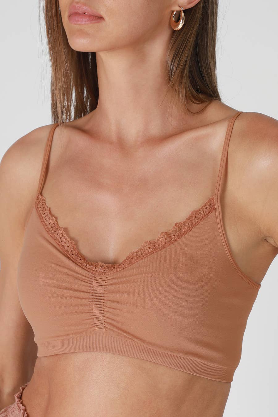 NS8443- V Neck Lace Bralette