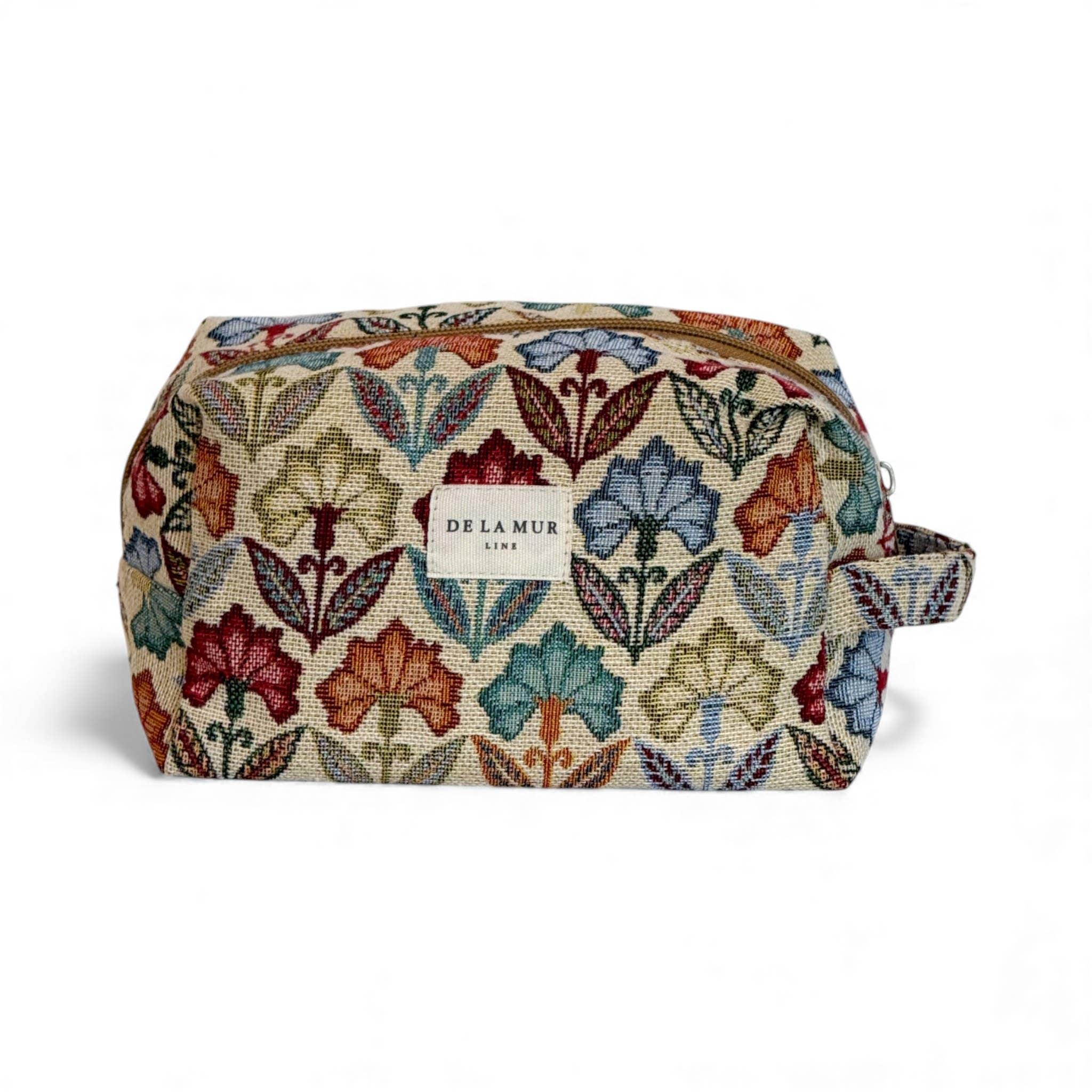 Squared Makeup Bag Flora