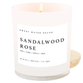 Sandalwood Rose 11 oz Soy Candle - Home Decor & Gifts