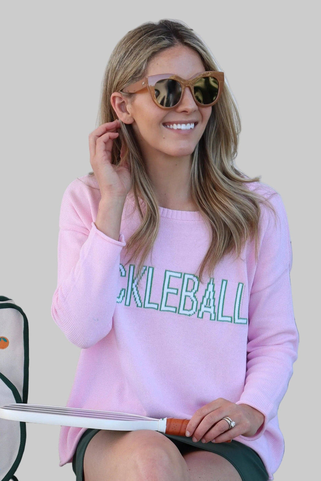 Pink Pickleball Sweater