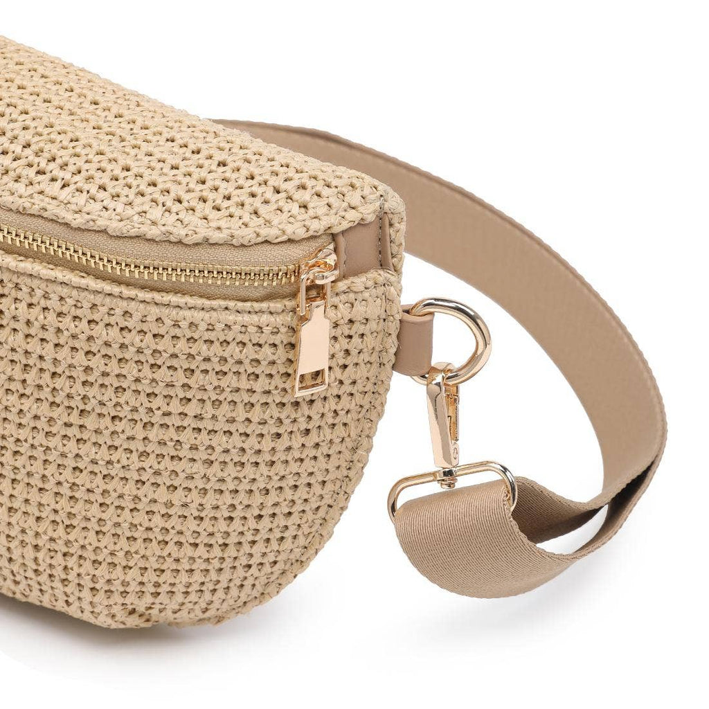 Gizelle - Large Checker Belt Bag