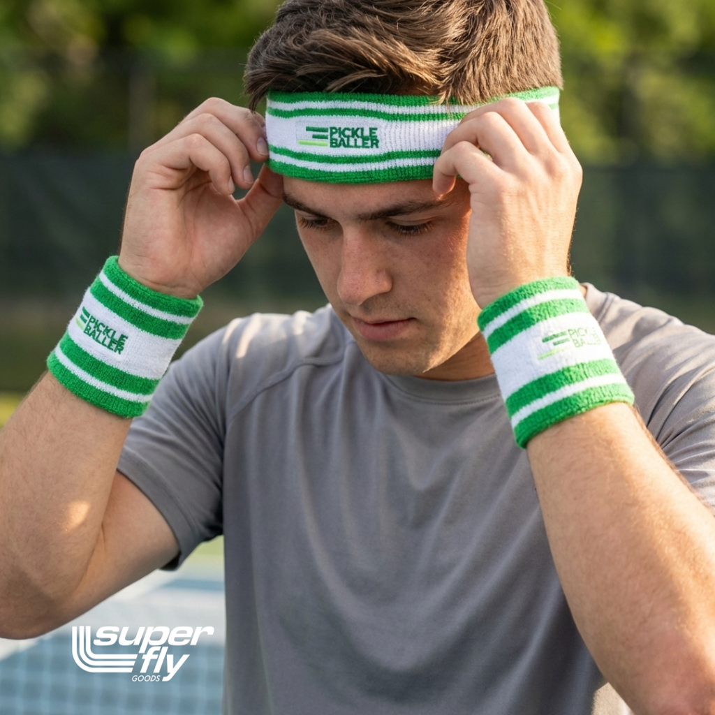 Super Fly Goods Wrist Sweatbands Pickleball