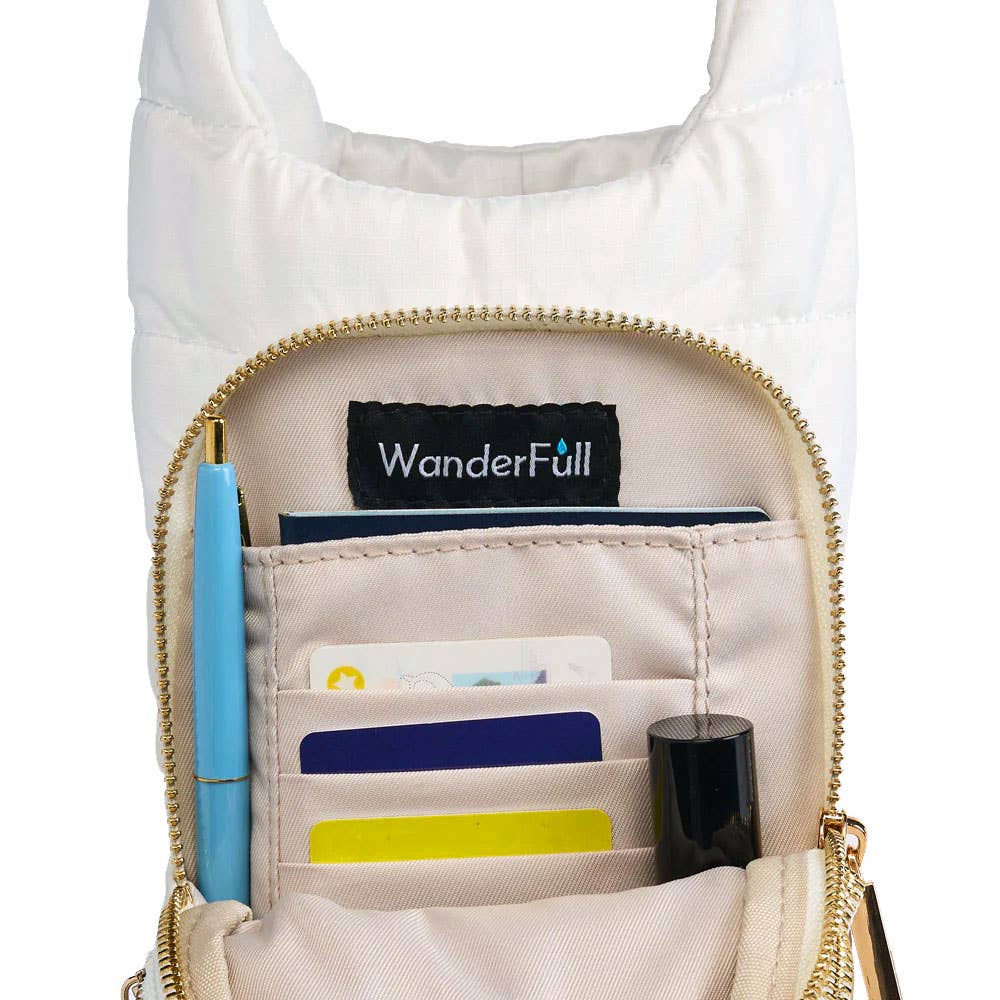 White HydroBag with Pickleball Embroidery