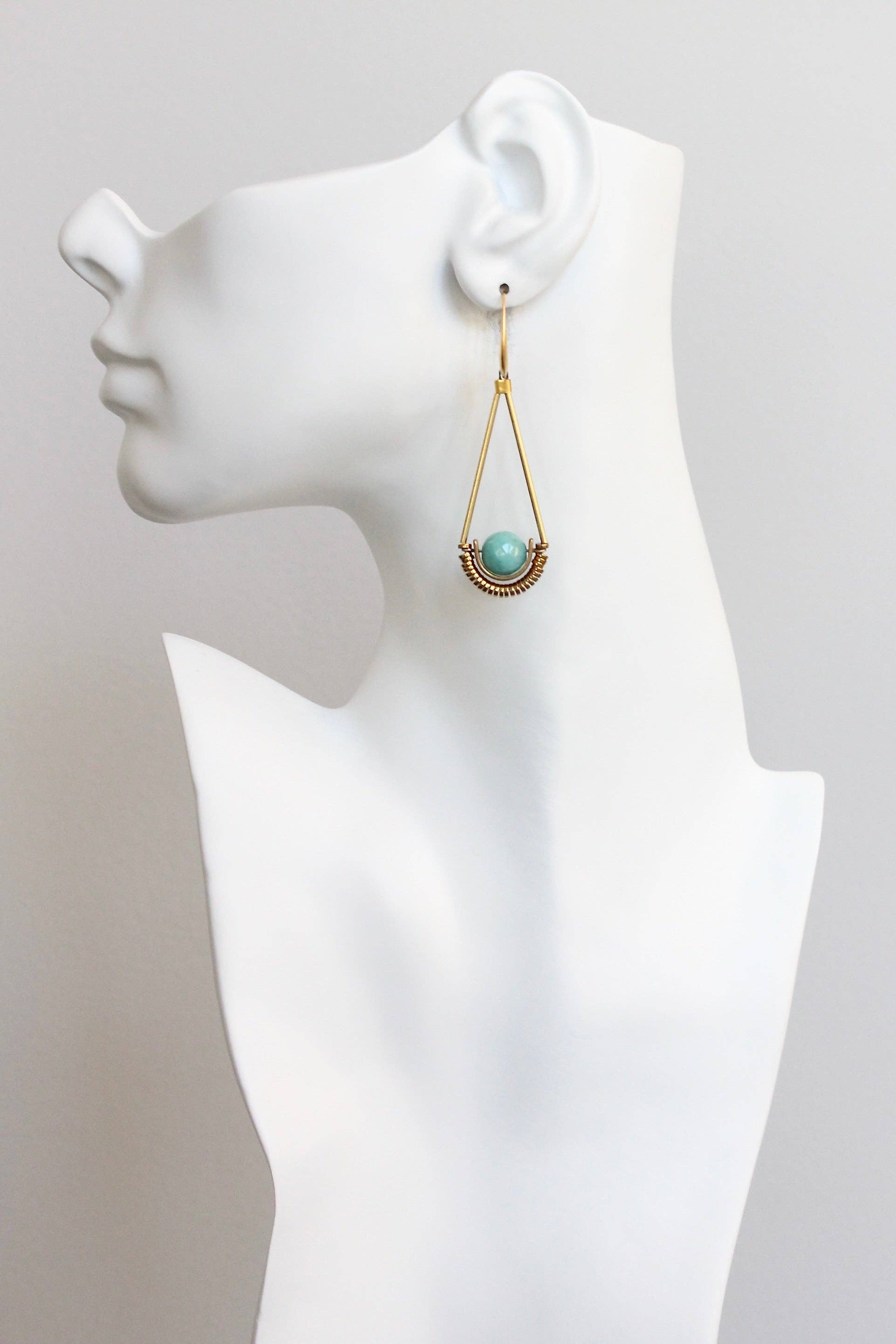 KYLE39 amazonite earrings